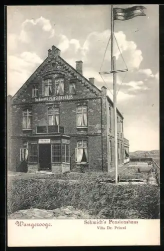 AK Wangerooge, Hotel Schmidt`s Pensionshaus, Villa Dr. Pritzel