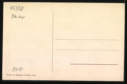 AK Flacht / Lahn, Gasthaus zum goldenen Löwen G. Marklof, Schule, Totalansicht