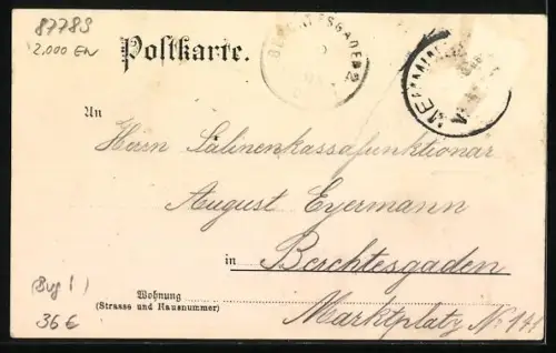 Lithographie Woringen, Gasthaus zum schwarzen Adler mit Garten, Gesamtansicht