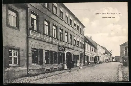 AK Dahlen i. S., Partie in der Wurzenerstrasse