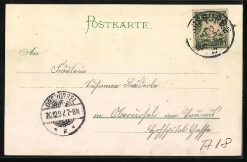 Lithographie Augsburg, Festsaalbau Herrle, Aussenansicht, Konzertsaal, Gartenpavillon