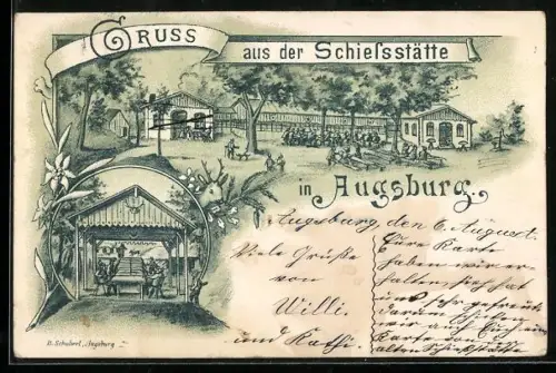 Lithographie Augsburg, Schiessstätte