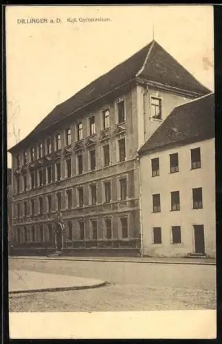 AK Dillingen a. D., Partie am Königl. Gymnasium