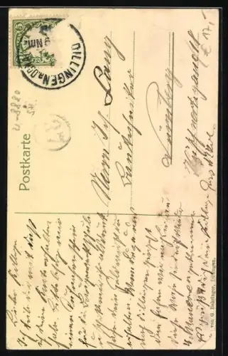 AK Dillingen a. D., Partie am Königl. Gymnasium