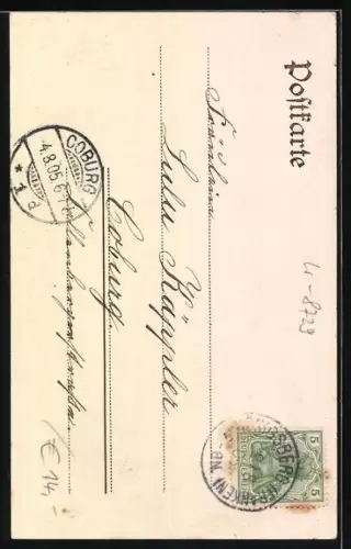 AK Königsberg i. Fr., Blick auf die Marienkirche