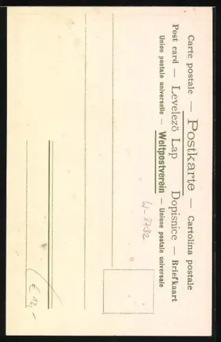 Lithographie Münnerstadt, Strassenpartie am Jörgenthor