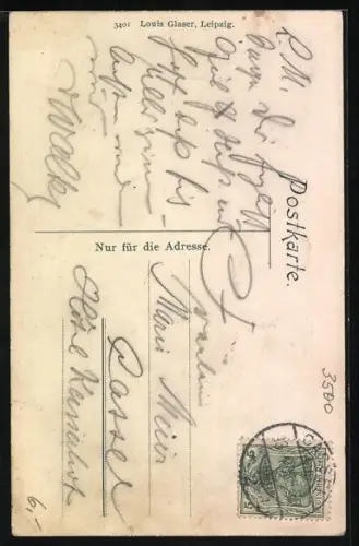 AK Cassel, Partie bei der Ober-Postdirektion