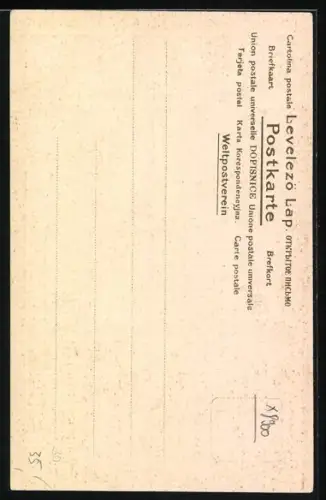 AK Augsburg, Partie am Fuggerdenkmal