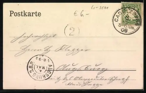 AK Cadolzburg, Blick in die Schlucht