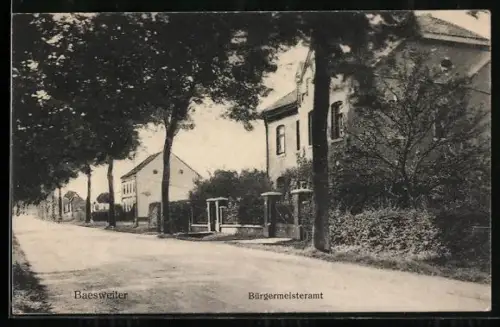 AK Baesweiler, Strassenpartie am Bürgermeisteramt