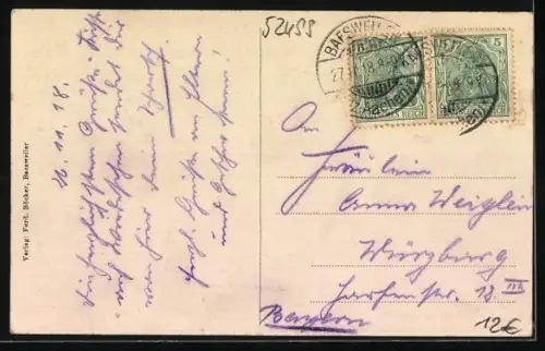 AK Baesweiler, Strassenpartie am Bürgermeisteramt