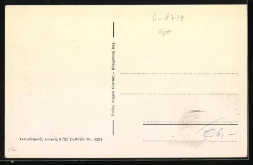 AK Königsberg /Bay., Ortsansicht, Fliegeraufnahme