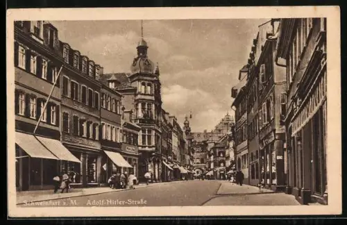 AK Schweinfurt a. M., In der Strasse
