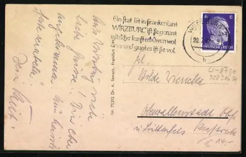 AK Schweinfurt a. M., In der Strasse