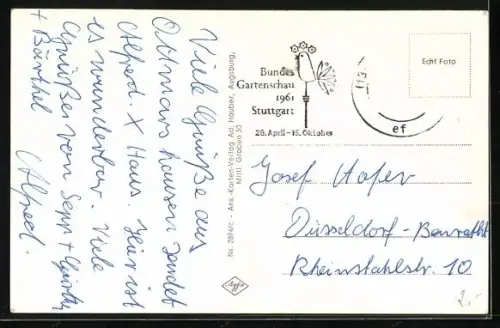 AK Ottmarshausen b. Augsburg, Lebensmittel-Geschäft A. Huber, Schule, Kriegerdenkmal