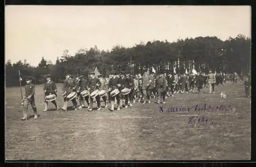 AK Fürth / Bayern, Umzug mit Trommlern