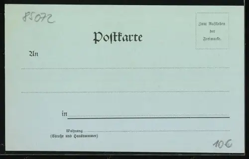 Mondschein-AK Eichstätt, Institut der Englischen Fräulein