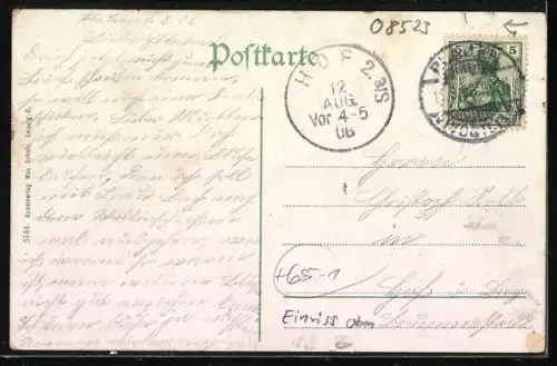 AK Plauen / Vogtland, Oberer Bahnhof mit Pferdekutschen