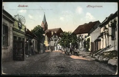 AK Buckow, Blick in die Königstrasse