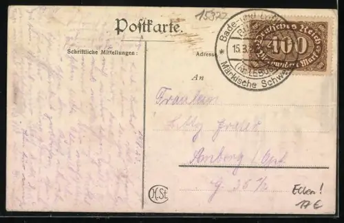 AK Buckow, Blick in die Königstrasse