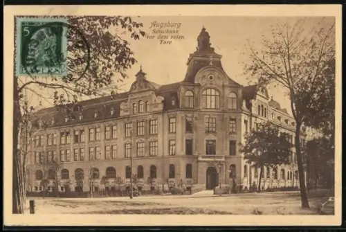 AK Augsburg, Schulhaus vor dem roten Tore