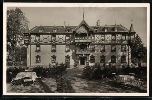 AK St. Märgen /Schwarzwald, Hotel und Kurhaus Goldene Krone