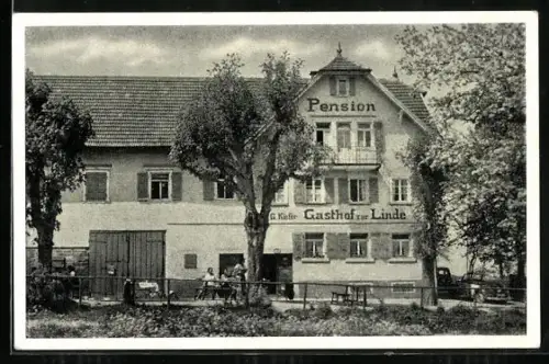 AK Moosbronn, Gasthof und Pension zur Linde