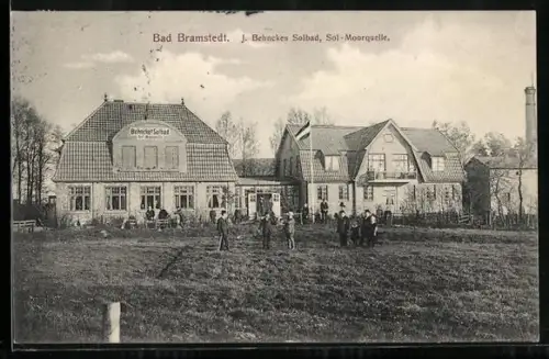 AK Bad Bramstedt, J. Behnckes Solbad, Sol-Moorquelle
