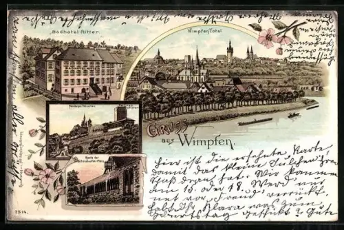 AK Wimpfen, Dom-Kloster und Kirche, Nürnberger Türmchen