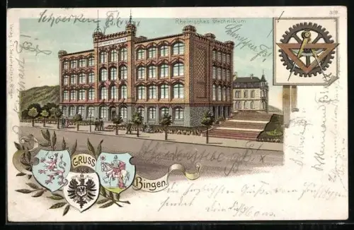 Lithographie Bingen / Rhein, Rheinisches Technikum