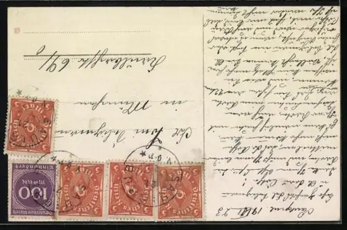 AK Saulgrub, Blick zum Forsthaus Unternogg