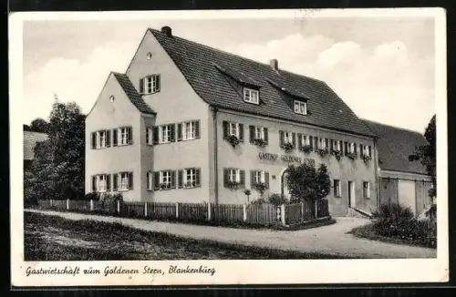 AK Blankenburg / Nordendorf, Gasthaus zum Goldenen Stern