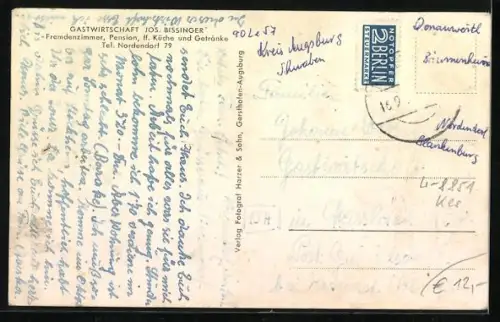 AK Blankenburg / Nordendorf, Gasthaus zum Goldenen Stern