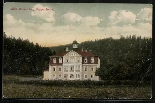 AK Pappenheim, Hotel Villa Daeschler