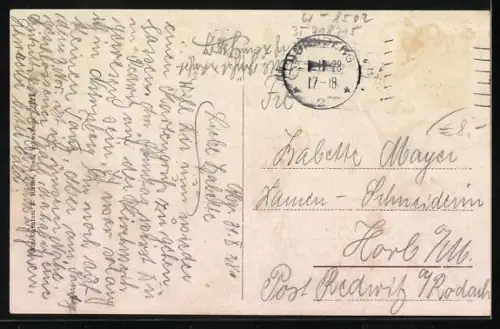 AK Zirndorf, Strassenpartie mit Passanten