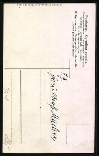 AK 150-jähriges Jubiläum des Königlichen Bayerischen Kadettenkorps 1756-1906