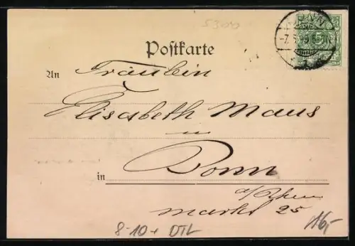 AK Bonn, Dienstmänner im gestellten Duell