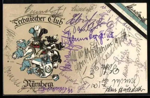 AK Nürnberg, Studentenwappen des Technischen Clubs Nürnberg