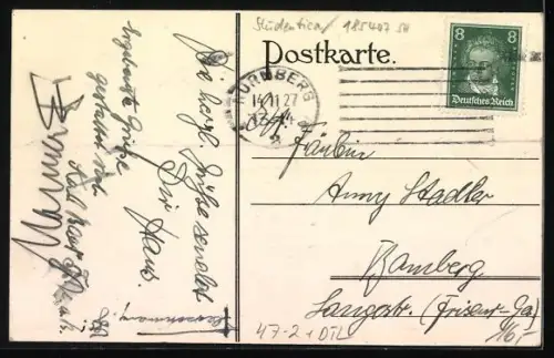 AK Nürnberg, Studentenwappen des Technischen Clubs Nürnberg