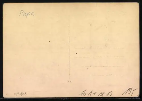 AK D`Muckibrüder, Musiker mit Akkordeon, Geige und zweihälsiger Gitarre, Fotomontage