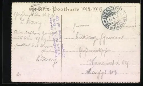 Puzzle-AK 10 Karten, Paul von Hindenburg mit Schlachtszenen aus Warschau, Czenstochau, Soldau, Antwerpen und Lüttich