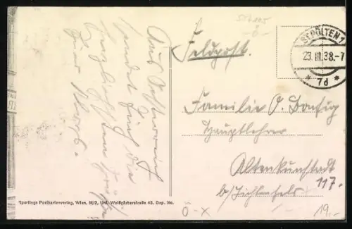 AK St. Pölten /N.-Ö., Partie in der Linzerstrasse mit Geschäft für Kunstbedarf