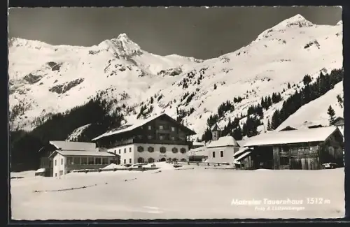 AK Matrei /Tirol, Matreier Tauernhaus im Schnee