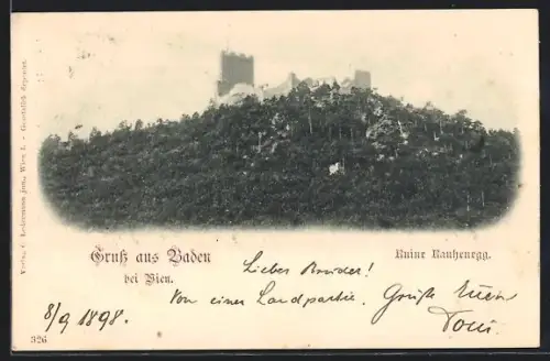 AK Baden bei Wien, Ruine Rauhenegg