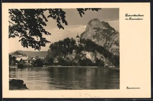 AK Traunkirchen, Kirche am Traunstein