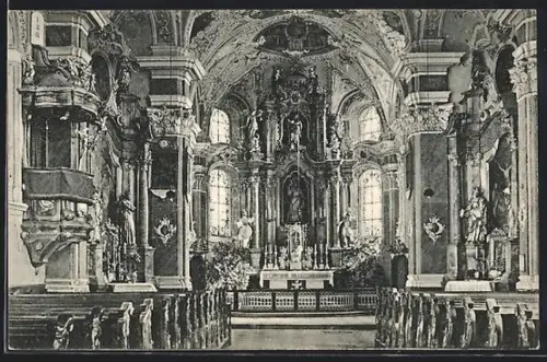 AK Eben am Achensee, Inneres der Pfarrkirche