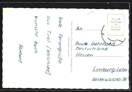 AK Walchsee /Tirol, Campingplatz Südsee