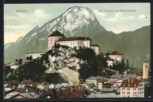AK Kufstein, Die Festung vom Kalvarienberg