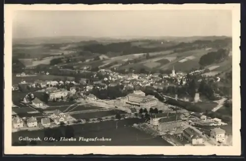 AK Gallspach, Elweka, Fliegeraufnahme