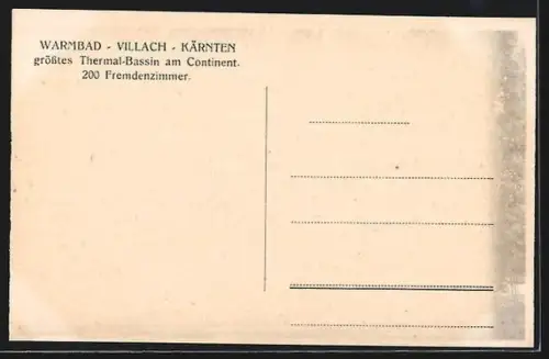 AK Villach /Kärnten, Walterhof und Kurbad